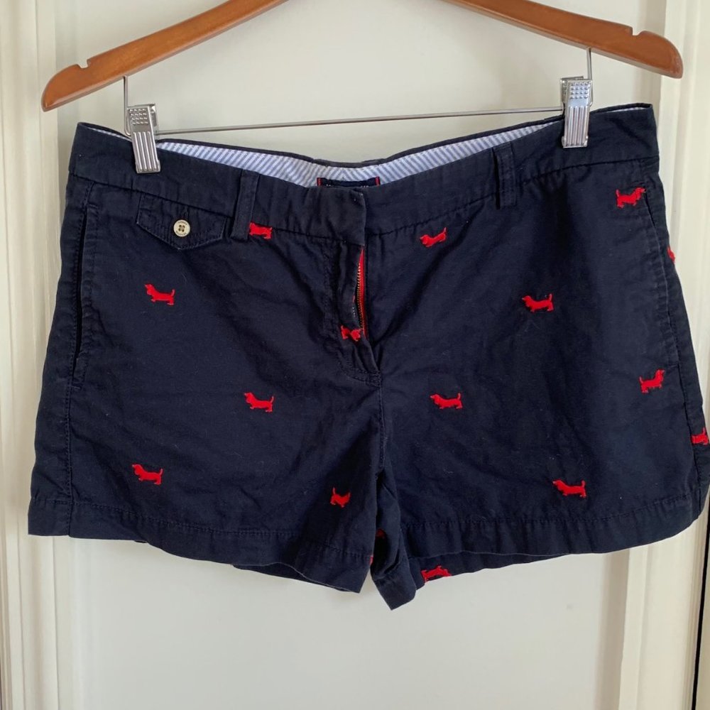 Tommy Hilfiger - Navy Shorts with Red Dachshunds